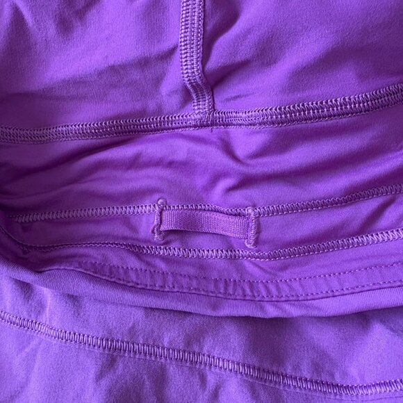 Lululemon Athletic Pace Rival Mid Rise Skirt Long Vivid Plum Women’s Size 16 - Picture 6 of 10